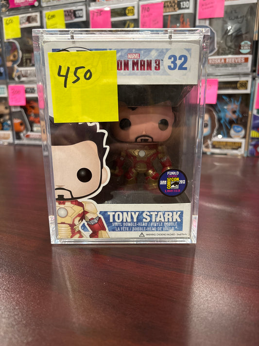 2013 SDCC Tony Stark Pop! Small Imperfections