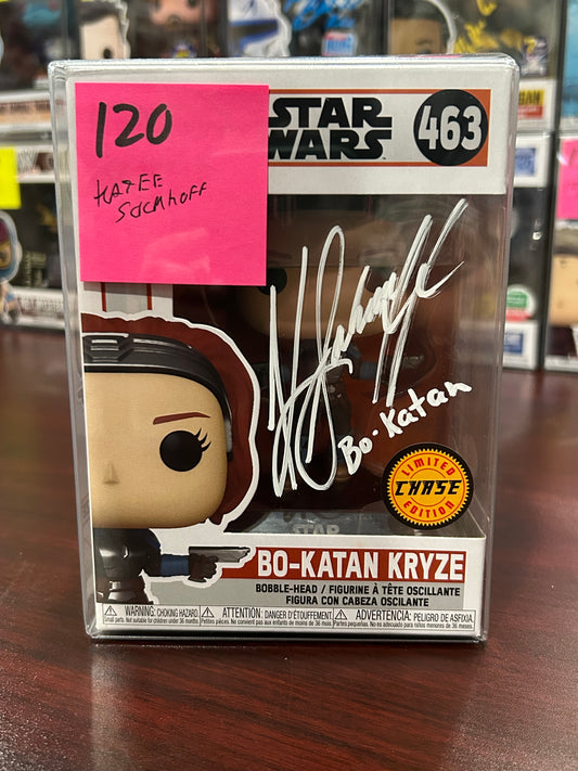 Funko pop signed Bo Katan