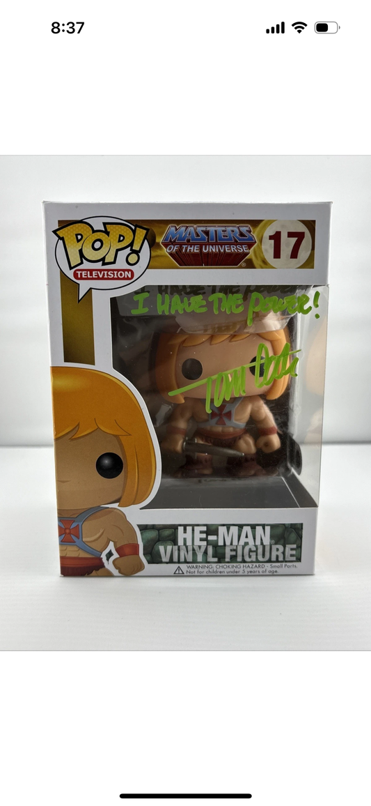 Pop He-Man Signed by Tom Cook